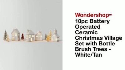 New Wondershop 12 piece outlets Village Set