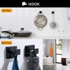 JUJABU 5-Piece Stainless Steel Wall-Mounted Bathroom Accessory Set - 3 of 4