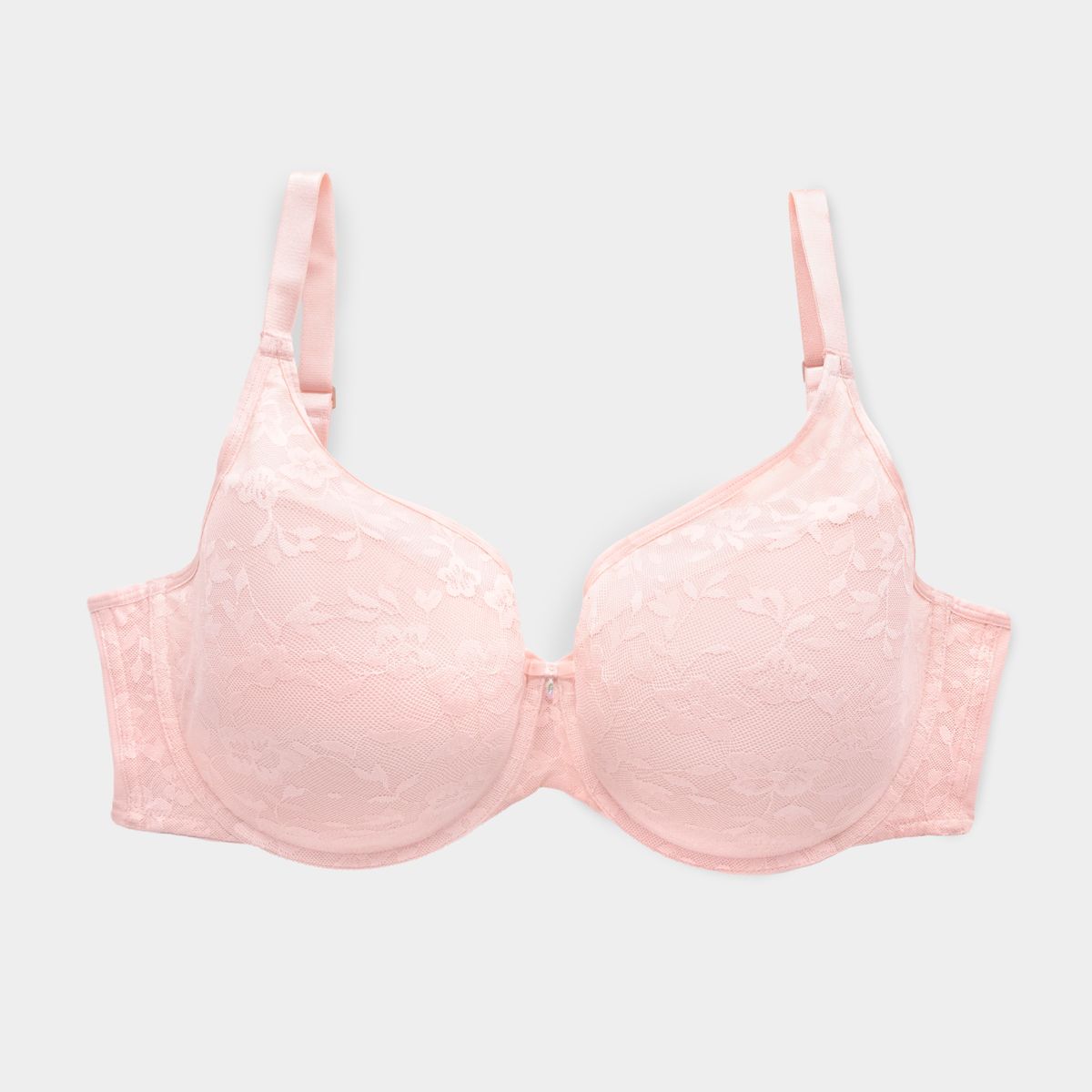 Curvy Couture No-Show Lace Plunge T-Shirt Bra - thumbnail 9