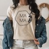 Simply Sage Market Women's Mama Floral Hexagon Short Sleeve Graphic Tee - 2 of 3