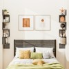 Tangkula 2pcs 5-Tier Corner Shelf Wall Mount Floating Corner Bookshelf Industrial Corner Ladder Shelf - 2 of 4