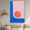Art Remedy A Loner sun Modern Color Block Abstract Wall Art Framed - 2 of 4