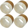 Saro Lifestyle Napkin Rings With Capiz Design (Set of 4), Gold - image 2 of 3