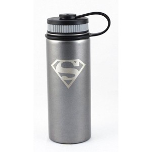 Seven20 DC Superman Logo 18oz Stainless Steel Water Bottle - 1 of 2