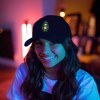 Dalix Robot Embroidered Glow in the Dark Retro Dad Hat Cotton Baseball Cap Adjustable Mens - 2 of 4