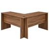Modway Venture L-Shaped Office Desk – Wood Grain Laminate Workstation with Metal Frame - 4 of 4