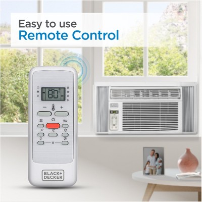 White 8000 BTU Window Air Conditioner with Remote Control