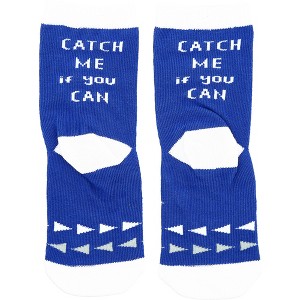 Pavilion Gift Company - Catch Me - 2T-4T Crew Socks - Socks - 1 of 4