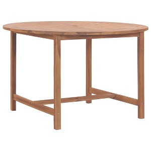 vidaXL Patio Dining Table 43.3 in.x29.5 in. Solid Wood Teak - 1 of 4