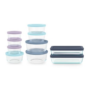 Pyrex 20pc Glass Food Storage Set - 1 of 4