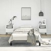 Bed Frame Dark Gray Polyester, Plywood, Engineered Wood Twin XL - 3 of 4