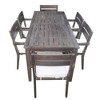 YOOCOZZ 7-Piece Outdoor Patio Dining Set Made of Acacia Wood with Seat Cushions - 2 of 4