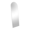 White 63x20 inch metal arch stand full length mirror. - 3 of 4