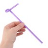 Unique Bargains Household Cafe Plastic Drinking Coffee Milk Tea Water Disposable Straws 100 Pcs - 3 of 3