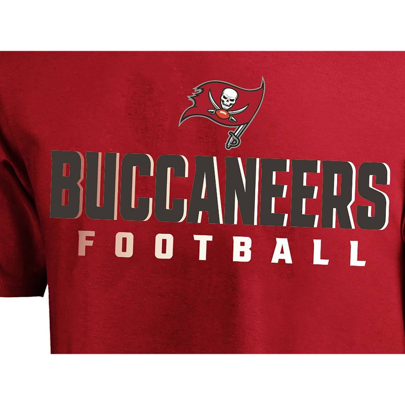 NFL Tampa Bay Buccaneers Men's Big & Tall Short Sleeve Cotton T-Shirt, 3 of 4