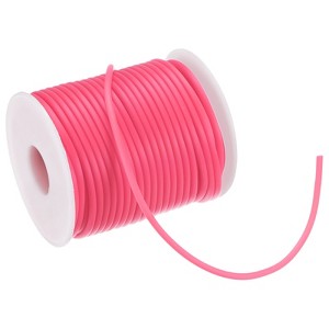 Unique Bargains Hollow Pipe Tubing Rubber Cord Silicone Stretchy Durable Elastic Beading Cord 1 Pc - 1 of 4