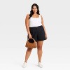 Women's High-Rise Linen Tailored Shorts - A New Day™ - 3 of 3