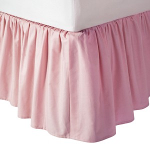 TL Care Cotton Percale Crib Skirt - 1 of 3