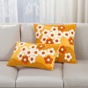 REGALWOVEN Velvet Embroidery Flowers Soft Decorative Farmhouse Pillowcases 2 Pcs - 2 of 4
