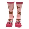 Crazy Dog T-Shirts Women's Muddy Pig Socks Funny Cute Farm Animal Novelty Footwear - 3 of 4