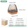 Unique Bargains Silicone Cups Felt Furniture Pads for Hardwood Floors 24 Pcs - 3 of 4