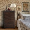 KTMBDW Dresser for Bedroom with 5 Drawers,Tall Wood Chest of Drawers, Modern Farmhouse Closet for Hallway, Living Room, Entryway, Brown - 4 of 4