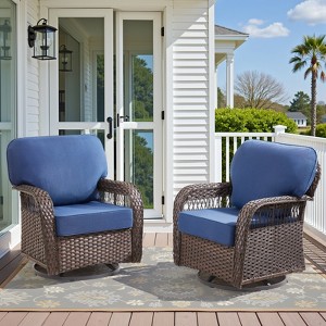 Buenhomino Outdoor Swivel Rocker Patio Chairs - 1 of 4