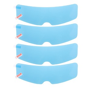 Unique Bargains Motorcycle Helmet Rain Film Anti Rain Shield Lens Stickers 9.65"x2.87" - 1 of 4