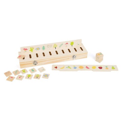 Small Foot Wooden Toys Picture Sorting Box Educational Toy