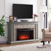 Ledgestone Electric Fireplace - SEI - 2 of 4