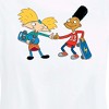 Women's - Hey Arnold! - Arnold and Gerald Skateboard Short Sleeve Graphic T-Shirt - 2 of 4