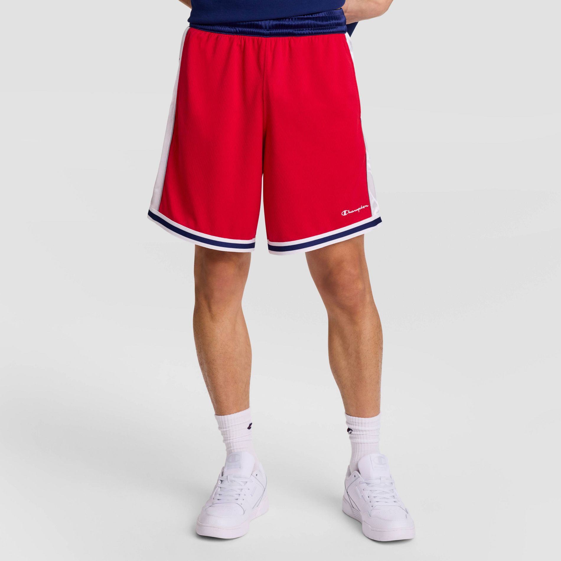 Champion Men's 9" World Game Floral Varsity Shorts - Tango Red S