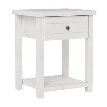 Harmony Wood Accent Table Matte White - Hillsdale Furniture