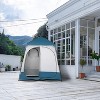 VINGLI 2 Room Shower Tent, 7.5 FT Instant Pop Up Shelter with Carrying Bag, Privacy Changing Room Tent - 2 of 4