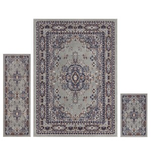 Home Dynamix Ariana Ksara Traditional Medallion Border Area Rug - 1 of 4