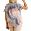 Women's Distressed Tie Dye Top - umgee - 4 of 4