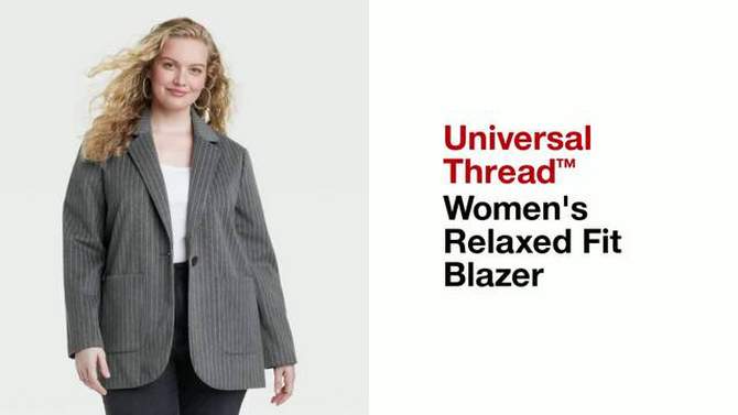 Women's Relaxed Fit Blazer - Universal Thread™, 2 of 11, play video