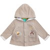Disney Winnie the Pooh Baby Boys Pants Set with Bodysuit and Hooded Snap Quilted Jacket 3 Pack Set for Infant - 3 of 4