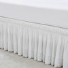 Lush Décor Twin/Full Non Woven Fabric Thread Count Vintage Eyelet Bed Skirt - 4 of 4