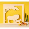 Genie Crafts 2-Piece Unfinished Wood Lion Cutout Wall Art Decor for Painting, DIY Crafts, 11.6 x 0.2 in - 3 of 4