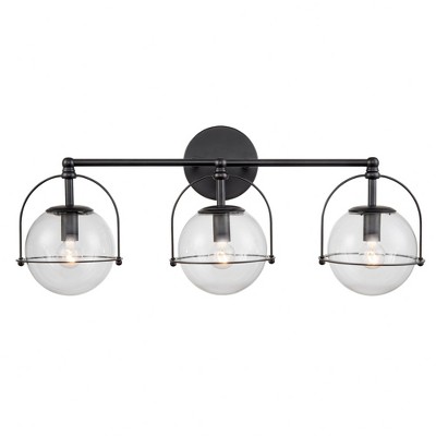 Elk Home Langford 3 - Light Vanity in  Matte Black
