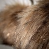 8.25"H and 6.5"H Sullivans Plush Faux Fur Pumpkin - Set of 2, Fall Decor, Gray - 2 of 3