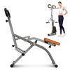 Sevobal Home Gyms Multifunctional Squat Rider Machine, Ideal for Home Use and Individuals, Facilitating Full Body Fitness, Silver, 33.1"*23"*51" - 4 of 4
