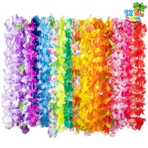 Joyfy 12 / 36 Pcs Hawaiian Leis Bulk, Flower Leis for Luau Party Decorations and Tropical Hawaiian Party Decorations, Summer Beach Party Favors - 1 of 4