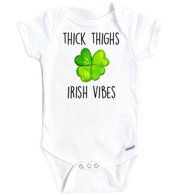 Irish Thick Thigh Onesie® Baby Boy Girl Clothes Infant Bodysuit Funny Cute Newborn GS1