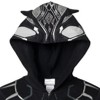 Marvel Avengers Black Panther Cosplay Fleece Zip Up Pullover Hoodie Toddler to Little Kid - 4 of 4