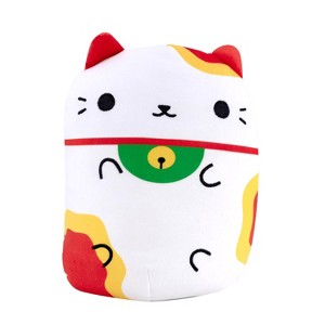 Cats vs Pickles - Lucky Cat Neko - Bring Good Fortune with this Super Soft 8" Jumbo Plush! - 1 of 2