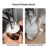 EUHOMY Espresso Machine with Grinder, 15 Bar Coffee Maker with Milk Frother Steamer Wand, Removable Water Tank, Silver - 4 of 4