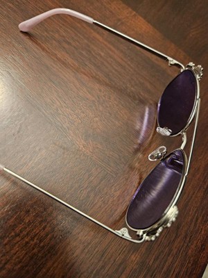 Girls' Daisy Aviator Sunglasses - Cat & Jack™ Purple : Target