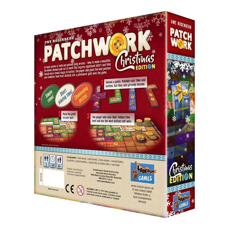 Patchwork Christmas Edition Board Game, 4 of 5